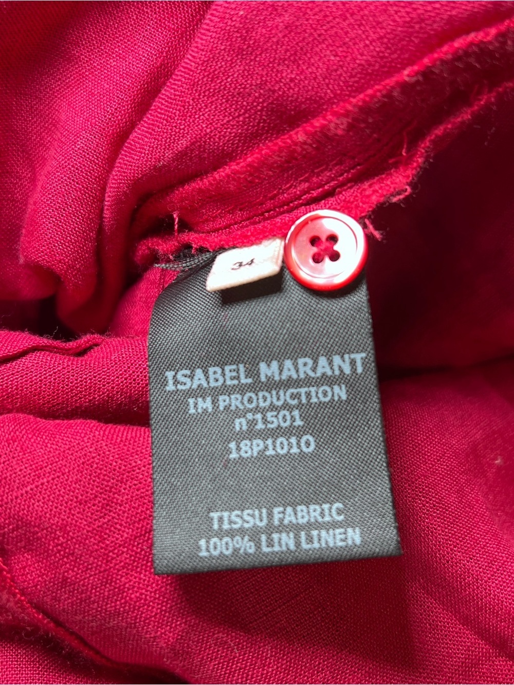 Isabel Marant Etoile Delicia Chic Linen Drees Size 34 - Picture 7 of 15